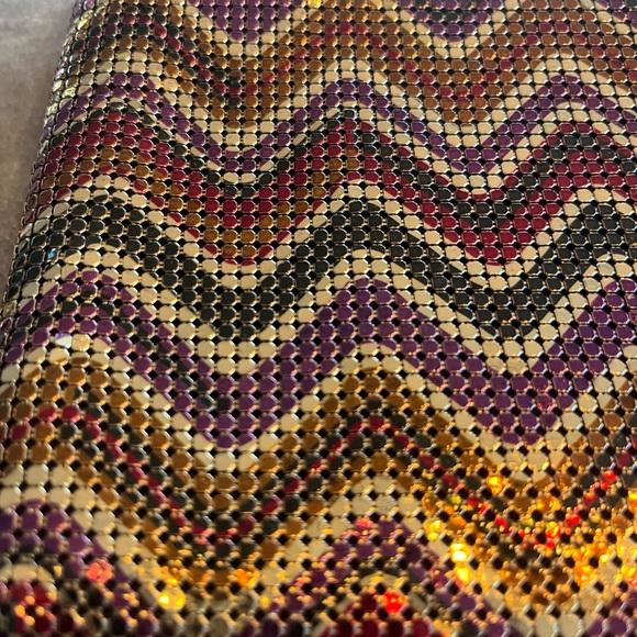Whiting & Davis Multicolor Zigzag Clutch - Picture 7 of 13